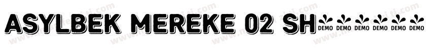 Asylbek Mereke 02 Sh字体转换
